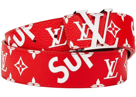 louis vuitton supreme belt